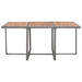 Set mobilier de exterior cu perne, 11 piese, gri, poliratan - WALTI WALTI