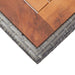 Set mobilier de exterior cu perne, 11 piese, gri, poliratan - WALTI WALTI