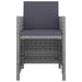 Set mobilier de exterior cu perne 13 piese, antracit, poliratan - WALTI WALTI