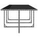 Set mobilier de exterior cu perne 13 piese, antracit, poliratan - WALTI WALTI