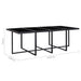 Set mobilier de exterior cu perne, 13 piese, negru, poliratan - WALTI WALTI
