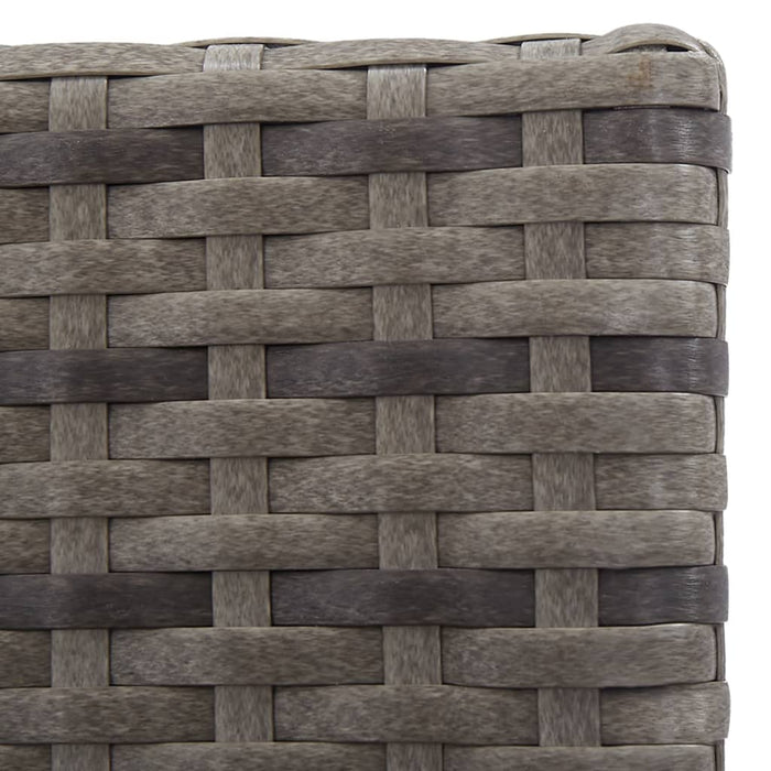 Set mobilier de exterior cu perne 13 piese, antracit, poliratan - WALTI WALTI