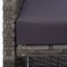 Set mobilier de exterior cu perne 13 piese, antracit, poliratan - WALTI WALTI