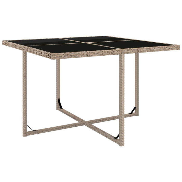 Set mobilier de exterior cu perne, 5 piese, bej, poliratan - WALTI WALTI