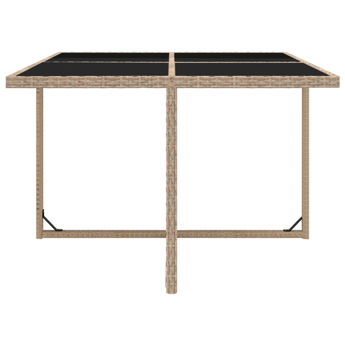 Set mobilier de exterior cu perne, 5 piese, bej, poliratan - WALTI WALTI