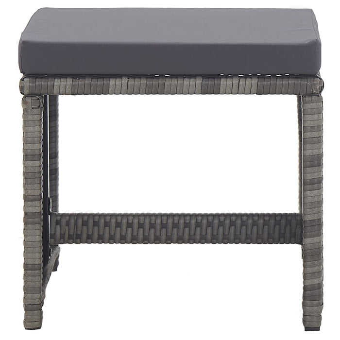 Set mobilier de exterior cu perne 15 piese antracit poliratan - WALTI WALTI