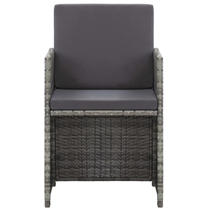 Set mobilier de exterior cu perne 15 piese antracit poliratan - WALTI WALTI