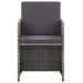 Set mobilier de exterior cu perne 15 piese antracit poliratan - WALTI WALTI
