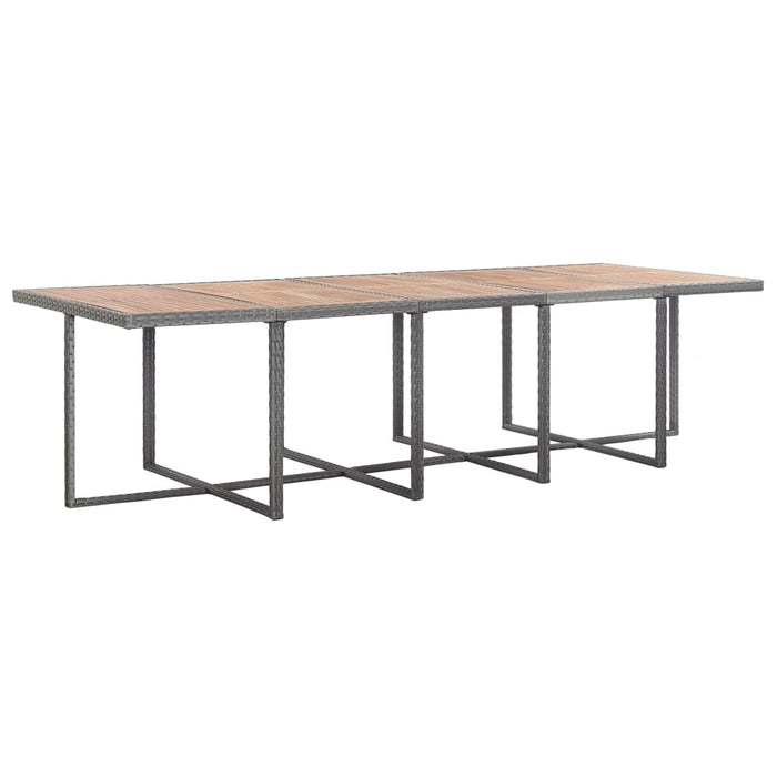 Set mobilier de exterior cu perne 15 piese antracit poliratan - WALTI WALTI