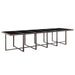 Set mobilier de exterior cu perne, 17 piese, maro, poliratan - WALTI WALTI