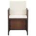 Set mobilier de exterior cu perne, 17 piese, maro, poliratan - WALTI WALTI