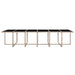 Set mobilier de exterior cu perne, 17 piese, bej, poliratan - WALTI WALTI