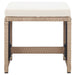 Set mobilier de exterior cu perne, 17 piese, bej, poliratan - WALTI WALTI
