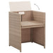 Set mobilier de exterior cu perne, 17 piese, bej, poliratan - WALTI WALTI