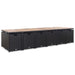Set mobilier de exterior cu perne, 17 piese, negru, poliratan - WALTI WALTI