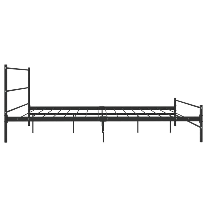 Cadru de pat, negru, 180 x 200 cm, metal - WALTI WALTI