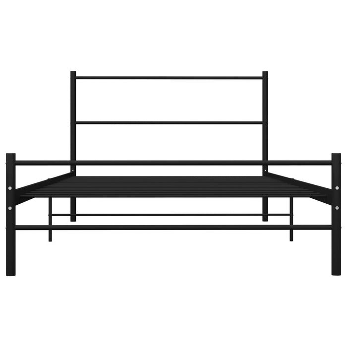 Cadru de pat, negru, 100 x 200 cm, metal - WALTI WALTI