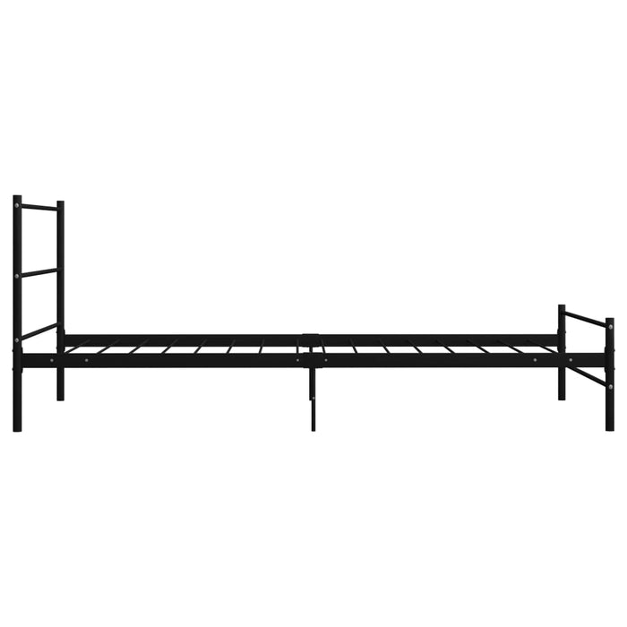 Cadru de pat, negru, 100 x 200 cm, metal - WALTI WALTI