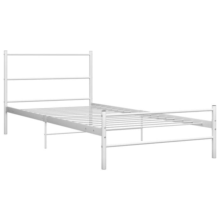 Cadru de pat, alb, 100 x 200 cm, metal - WALTI WALTI