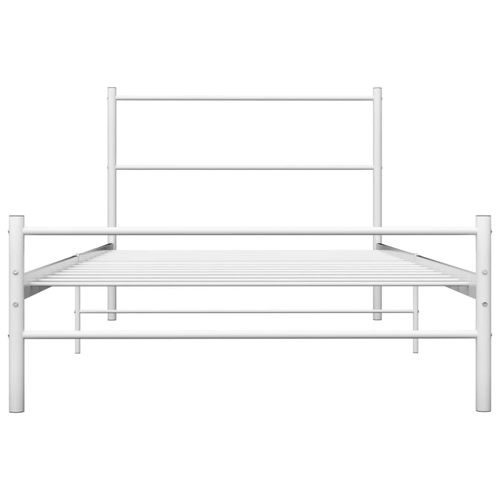 Cadru de pat, alb, 100 x 200 cm, metal - WALTI WALTI