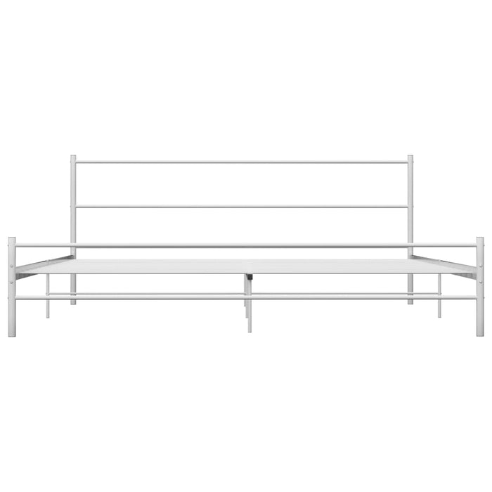 Cadru de pat, alb, 200 x 200 cm, metal - WALTI WALTI