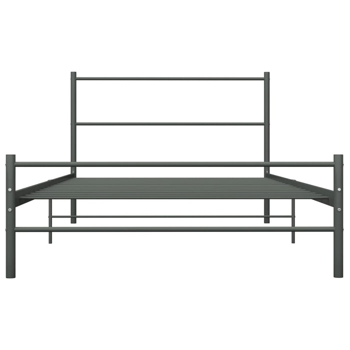 Cadru de pat, gri, 90 x 200 cm, metal WALTI