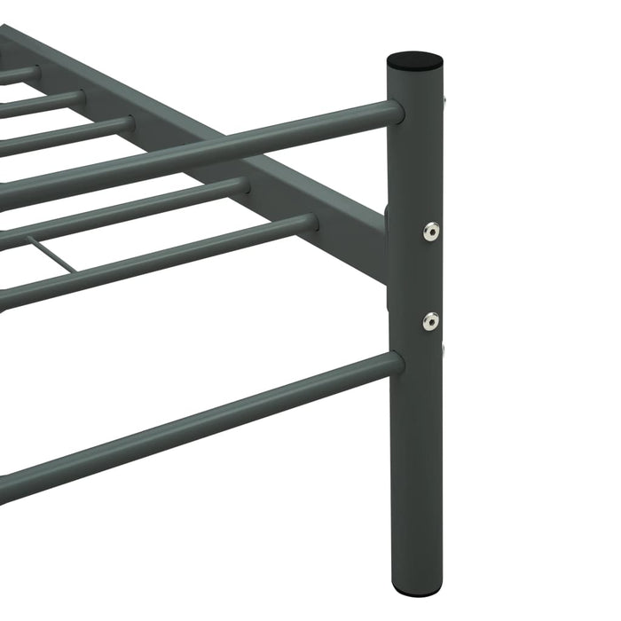 Cadru de pat, gri, 90 x 200 cm, metal WALTI