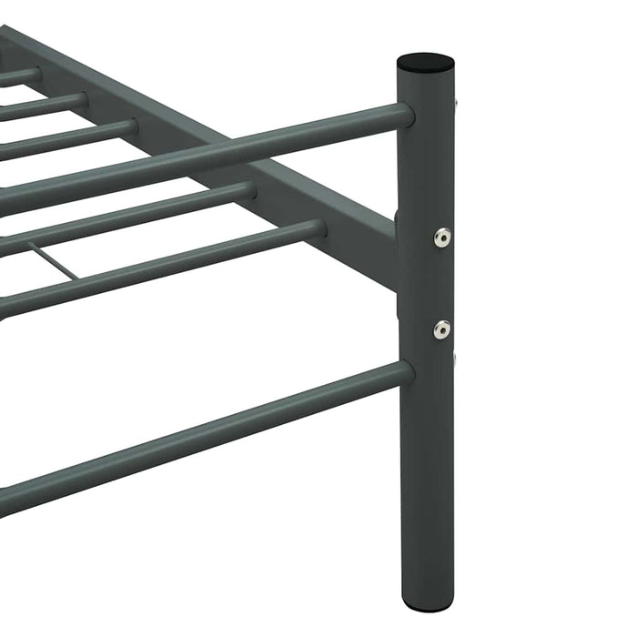 Cadru de pat, gri, 160 x 200 cm, metal WALTI