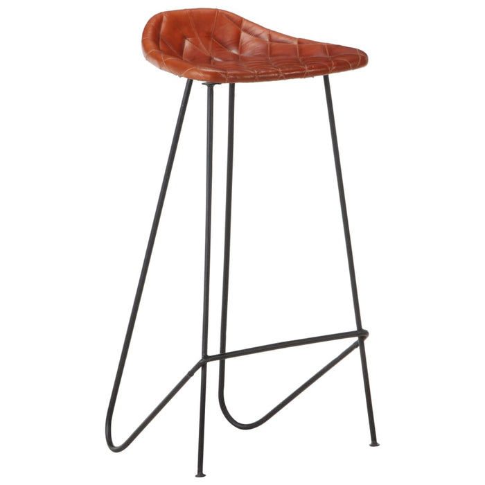 Set mobilier de bar 7 piese lemn masiv acacia & piele naturală - WALTI WALTI
