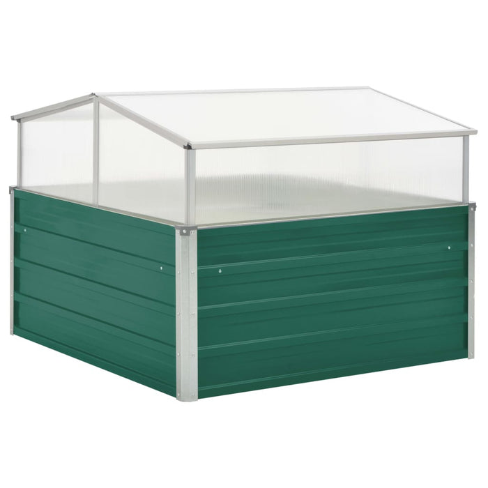 Seră, verde, 100 x 100 x 77 cm, oțel galvanizat WALTI