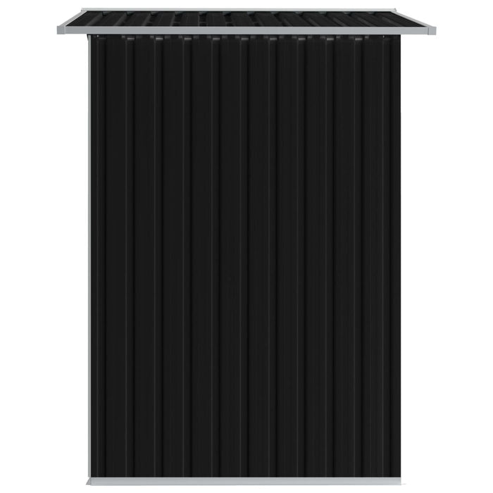 Magazie depozitare grădină antracit 204x132x186 cm oțel - WALTI WALTI