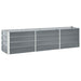 Strat înălțat de grădină gri 240 x 40 x 45 cm oțel galvanizat - WALTI WALTI
