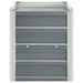 Strat înălțat de grădină gri 240 x 40 x 45 cm oțel galvanizat - WALTI WALTI