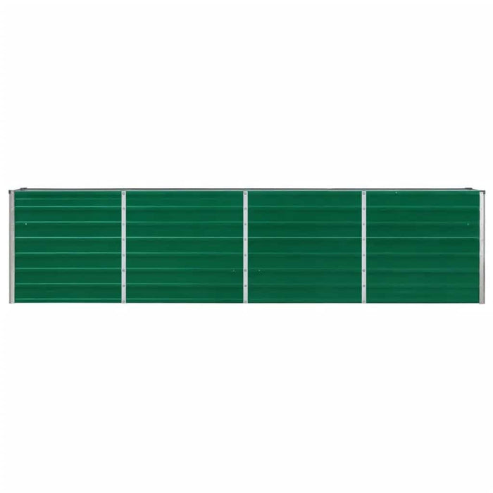 Strat înălțat grădină, verde, 320x40x77 cm, oțel galvanizat - WALTI WALTI
