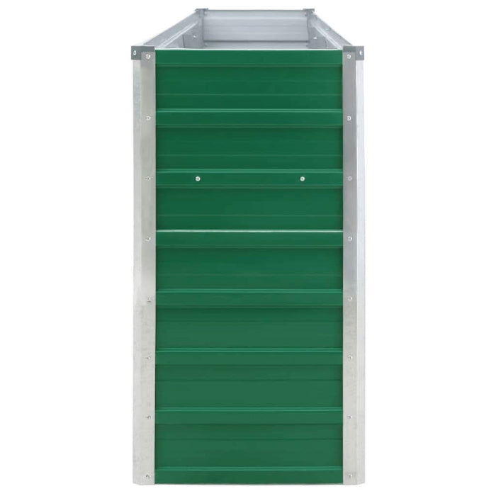 Strat înălțat grădină, verde, 320x40x77 cm, oțel galvanizat - WALTI WALTI