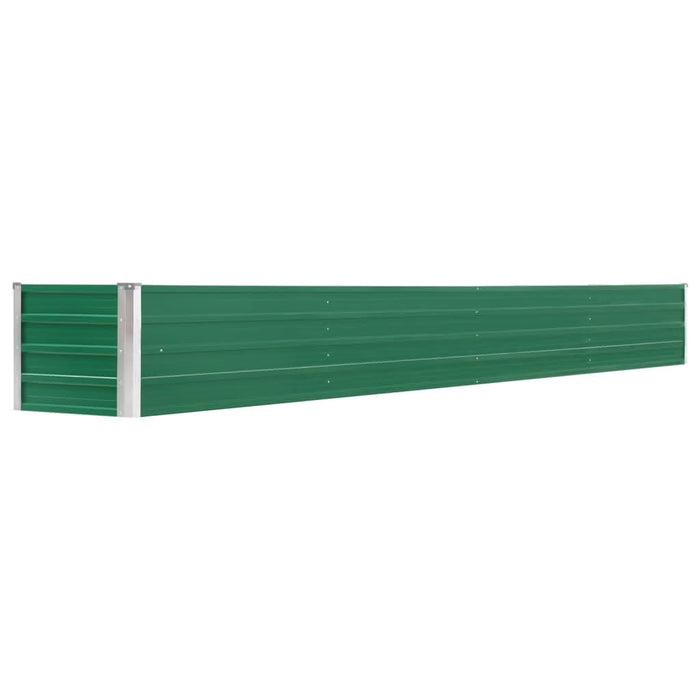 Strat înălțat de grădină, verde, 320x40x45 cm, oțel galvanizat - WALTI WALTI