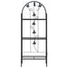 Suport de plante, 3 niveluri, negru, 52 x 28 x 128 cm, fier - WALTI WALTI