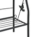 Suport de plante, 3 niveluri, negru, 52 x 28 x 128 cm, fier - WALTI WALTI
