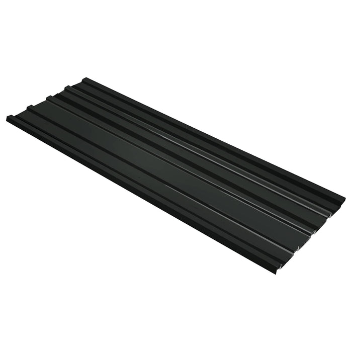 Panou de acoperiș 12 pcs Antracit 129 x 45 cm Oțel galvanizat - WALTI WALTI