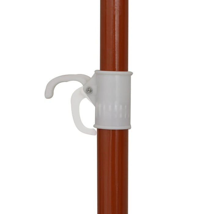 Umbrelă de soare cu stâlp din oțel, nisipiu, 180 cm WALTI