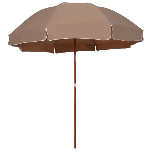 Umbrelă de soare de grădină, stâlp din oțel, taupe, 300 cm - WALTI WALTI