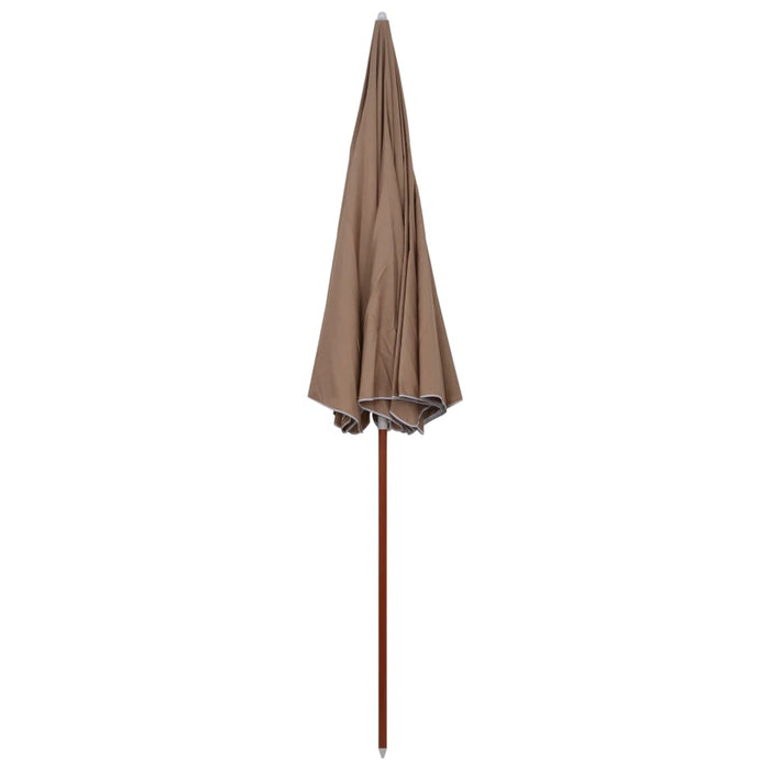 Umbrelă de soare de grădină, stâlp din oțel, taupe, 300 cm - WALTI WALTI