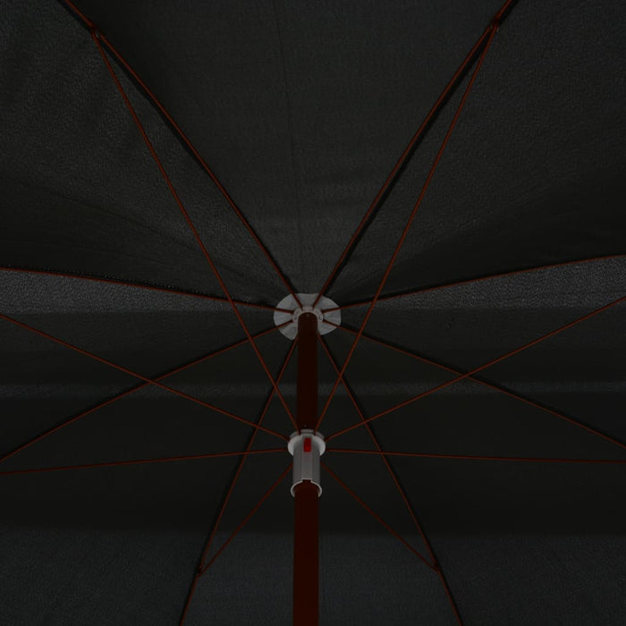 Umbrelă de soare de grădină, stâlp din oțel, antracit, 300 cm - WALTI WALTI