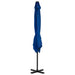 Umbrelă în consolă, stâlp din aluminiu albastru azur 250x250 cm - WALTI WALTI