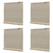 Jaluzele din bambus natural tip rulou, 4 buc., 120 x 160 cm - WALTI WALTI