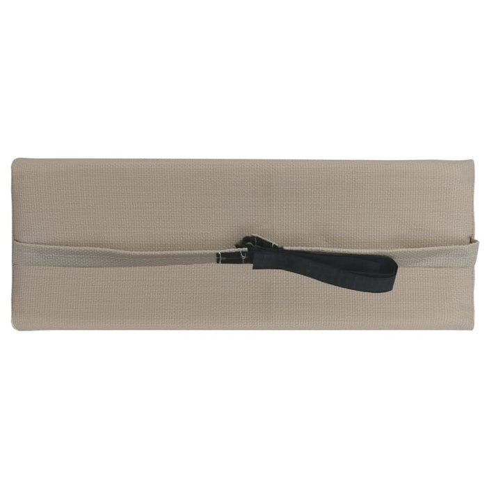 Tetieră pentru șezlong, gri taupe, 40 x 7,5 x 15 cm, textilenă - WALTI WALTI