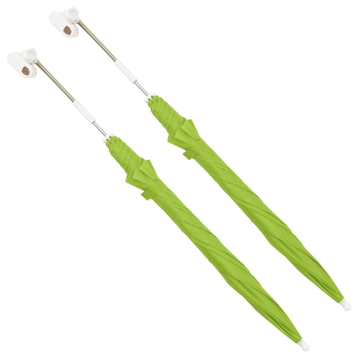 Umbrele pentru scaun de camping, 2 buc., verde, 105 cm - WALTI WALTI