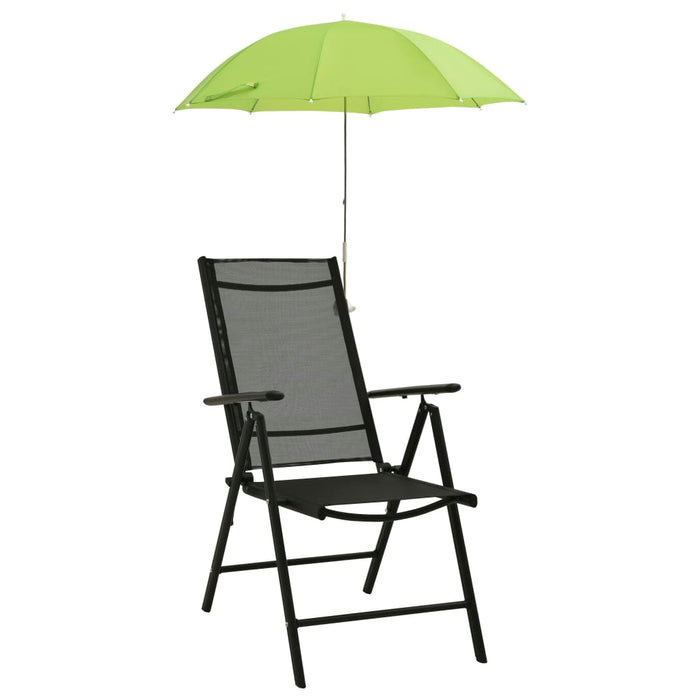 Umbrele pentru scaun de camping, 2 buc., verde, 105 cm - WALTI WALTI