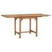 Masă de grădină extensibilă (110-160)x80x75cm lemn masiv tec - WALTI WALTI