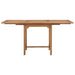 Masă de grădină extensibilă (110-160)x80x75cm lemn masiv tec - WALTI WALTI